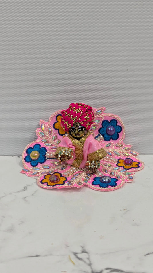 Laddu Gopal Dress Size 0 Flower Design ( Dress Only)