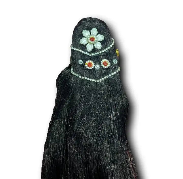 Artificial Hair for 12 Inches Radha Rani Idol (1 Pc)