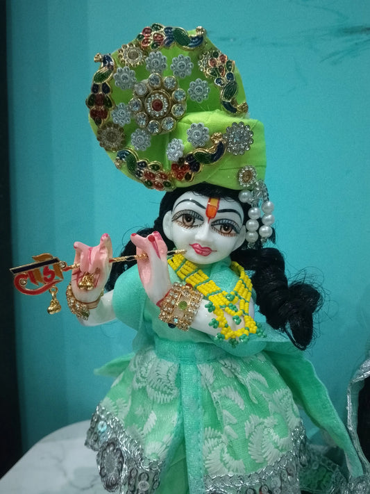9 Inch Radha Krishna Dress