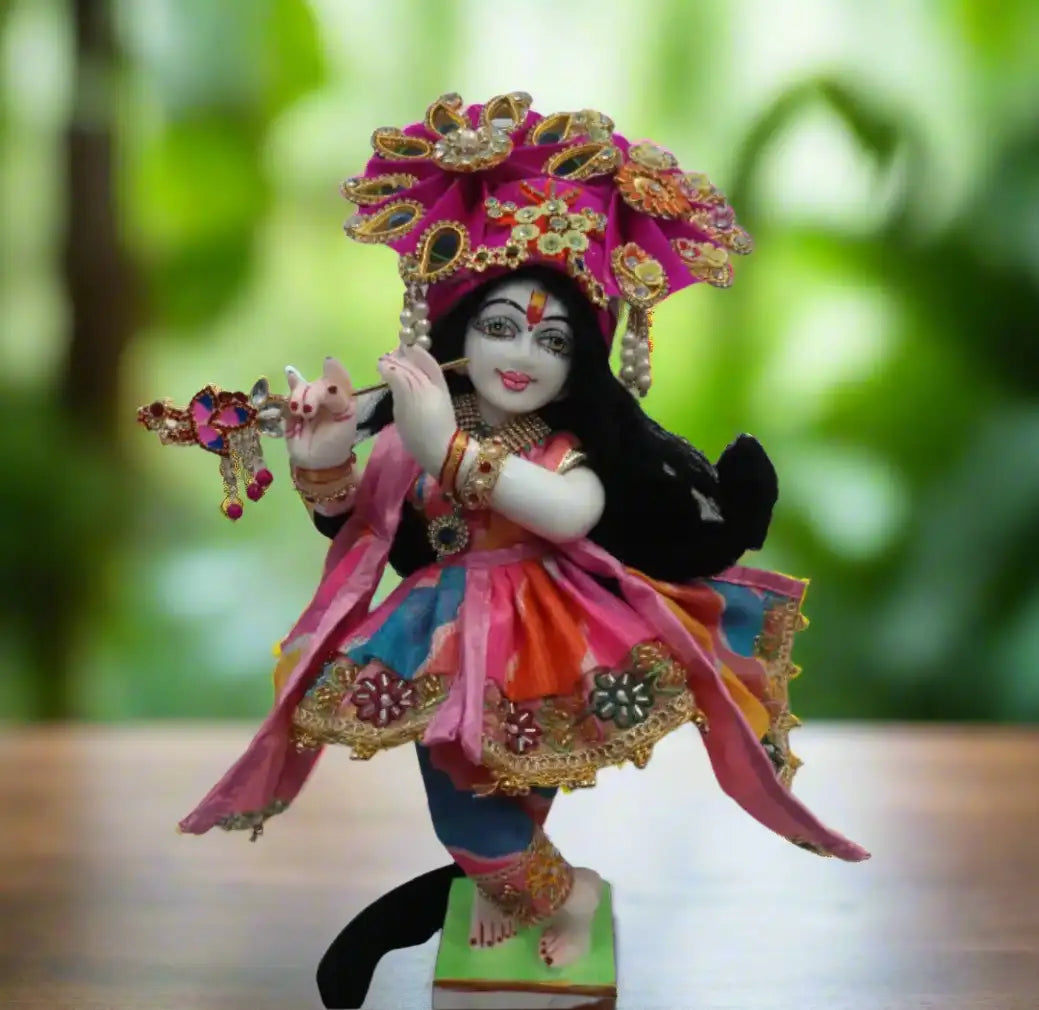 Radha Krishna Idol 12 Inches with Full Sringar