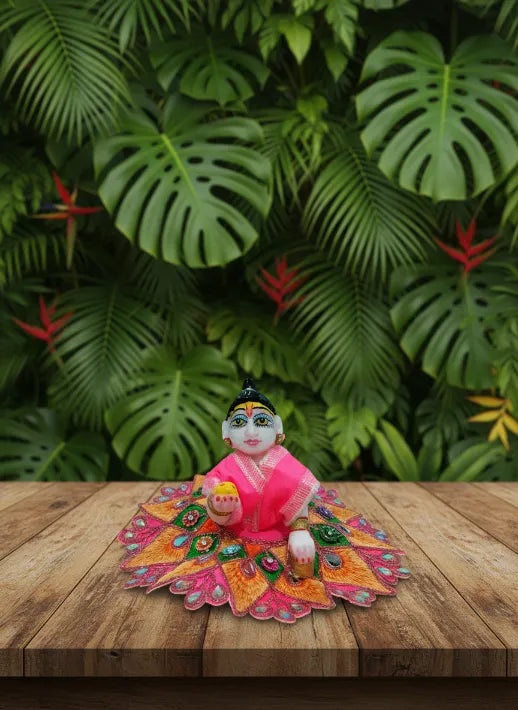 Laddu Gopal Dress Surat Design Size 2 Number