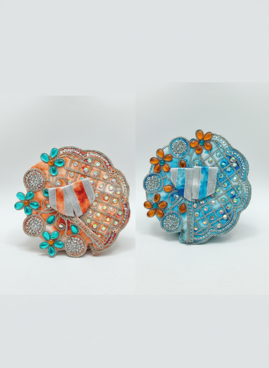 Collage of embellished clutches
