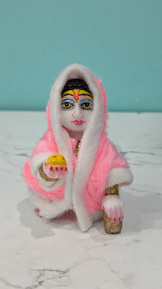 Laddu Gopal Winter Night Dress Size 2-3 ( Pack of 4 )