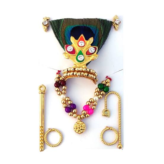 Laddu Gopal Dress and Sringar combo Size 0