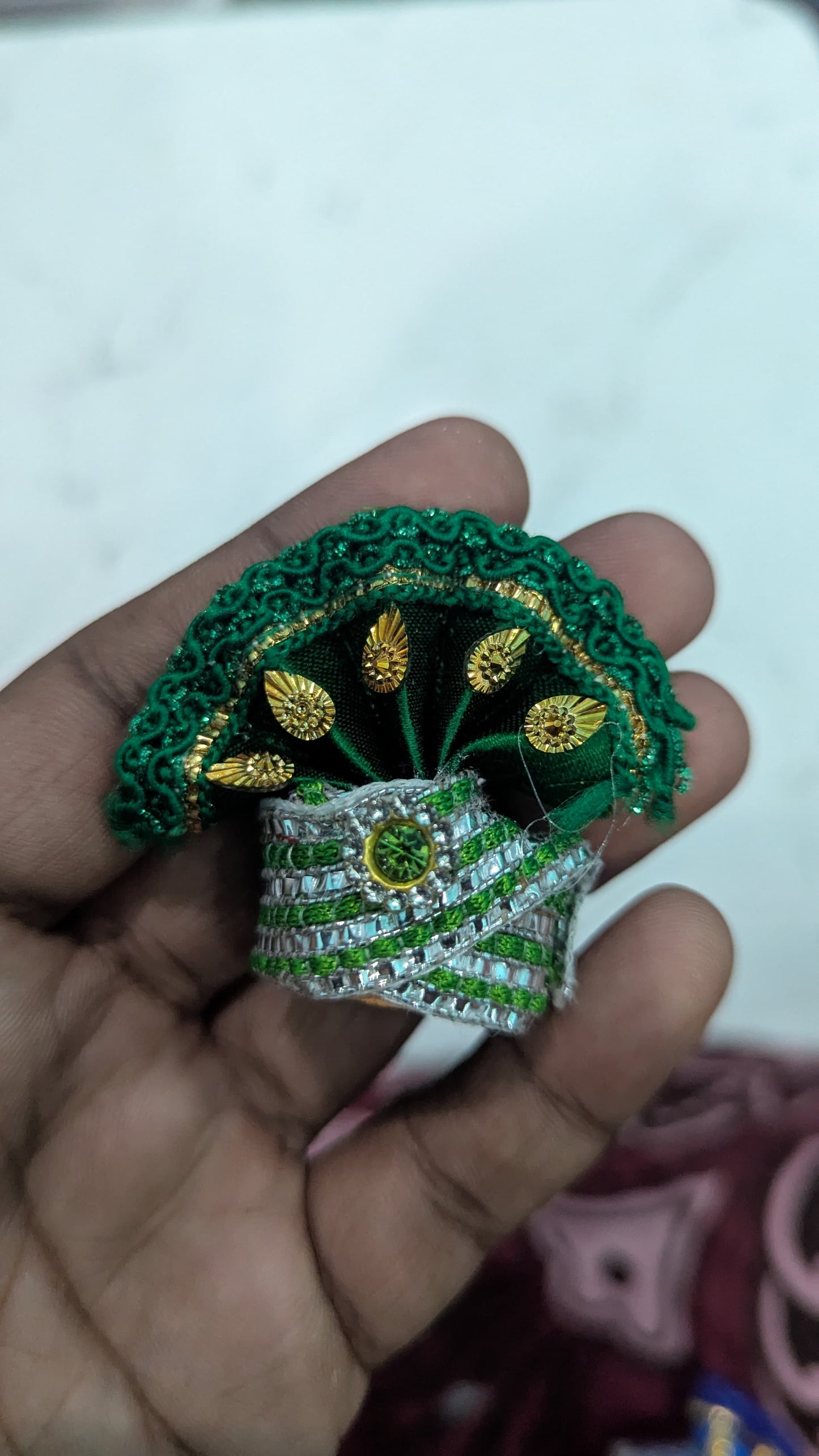 Pack of 6 Laddu Gopal Pagdi Size 1