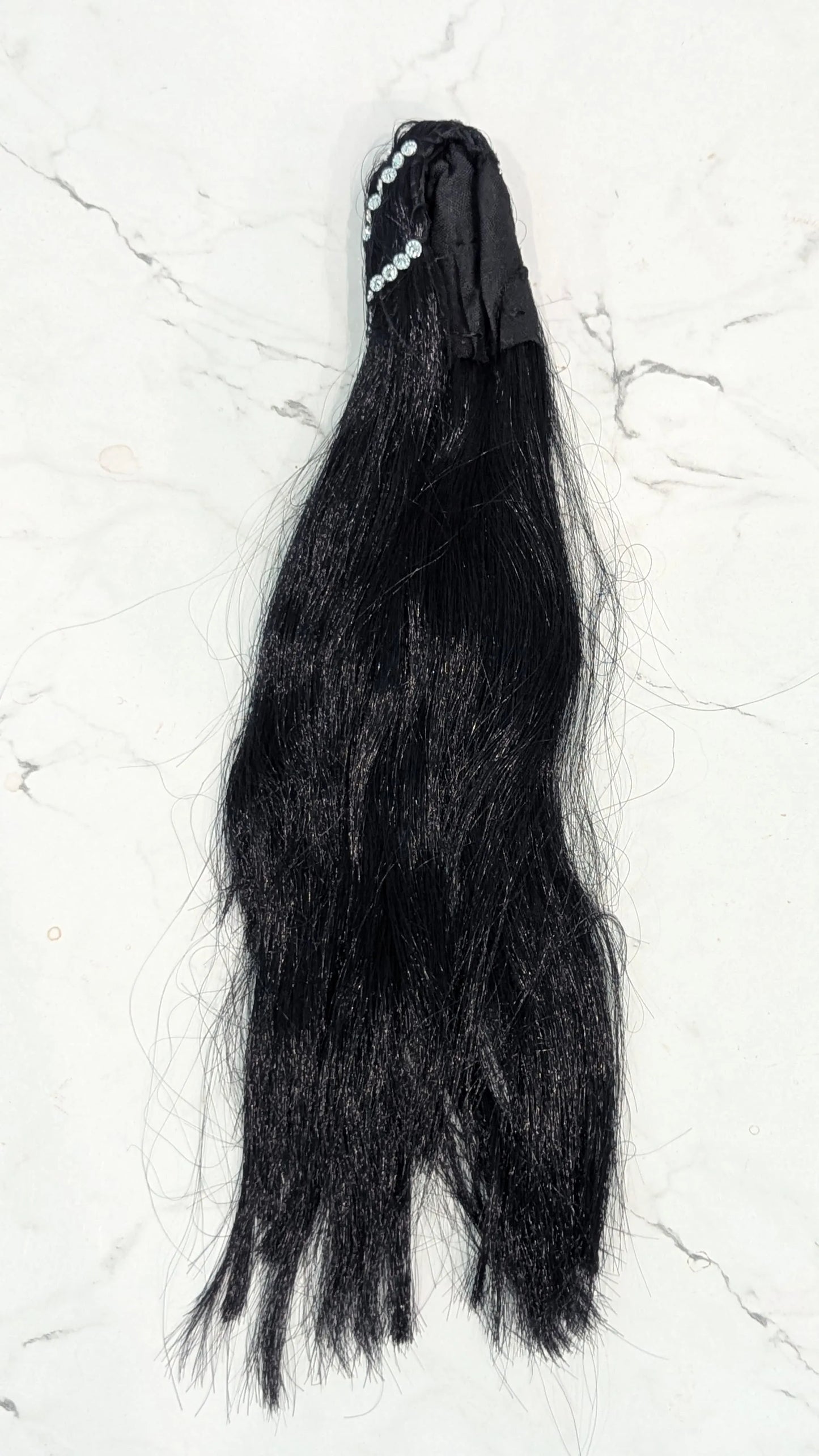 Artificial Hair for 12 Inches Radha Rani Idol (1 Pc)