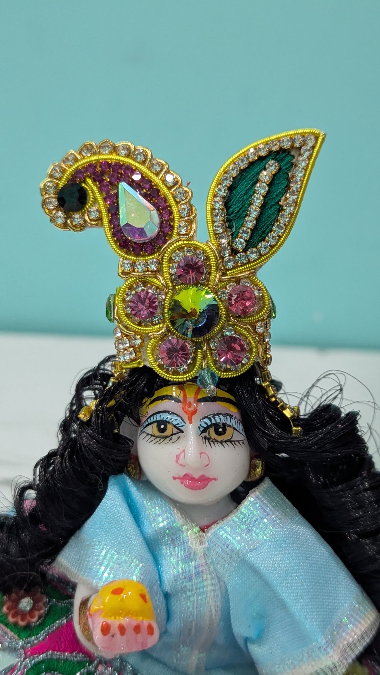 Laddu Gopal Premium Mukut Size 3-4