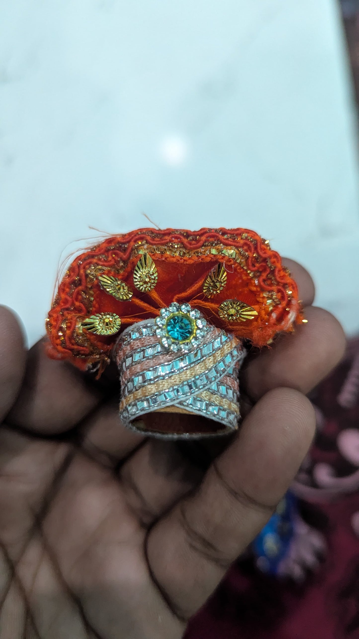 Pack of 6 Laddu Gopal Pagdi Size 1