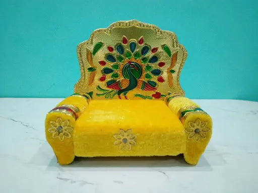 Singhasan for Gopal Ji Size 0 Colour Yellow