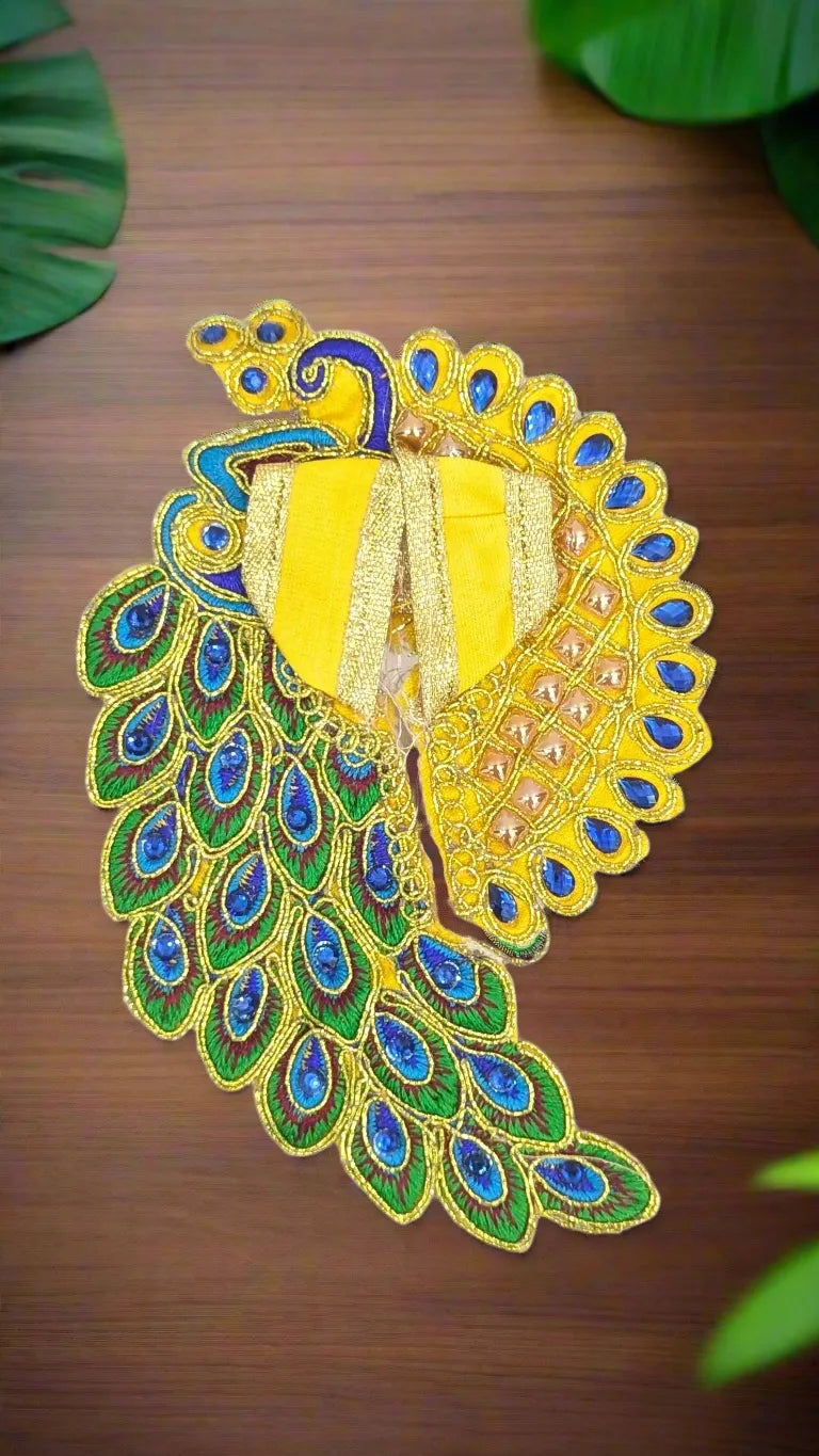 Pack of 6 Laddu Gopal Mor Pankh Design Dress Size 0