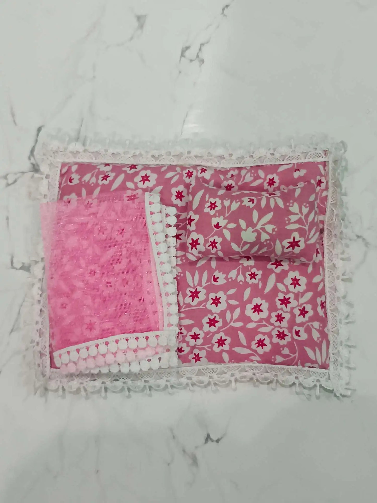 Laddu Gopal Takiya Pillow Set Size 2 ( Pack of 2 ) Cotton Mix