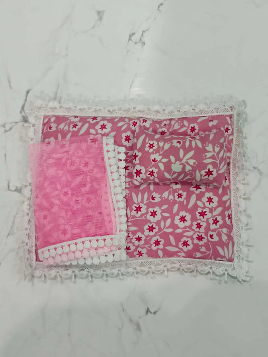 Laddu Gopal Takiya Pillow Set Size 2 ( Pack of 2 ) Cotton Mix