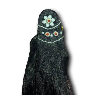 Artificial Hair for 12 Inches Radha Rani Idol (1 Pc)