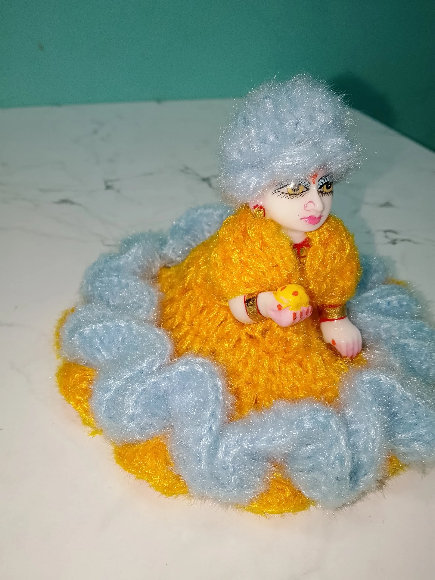 Laddu Gopal 2 Number Woolen Dress