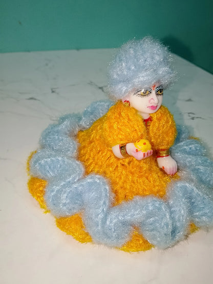 Laddu Gopal 2 Number Woolen Dress