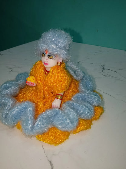 Laddu Gopal 2 Number Woolen Dress