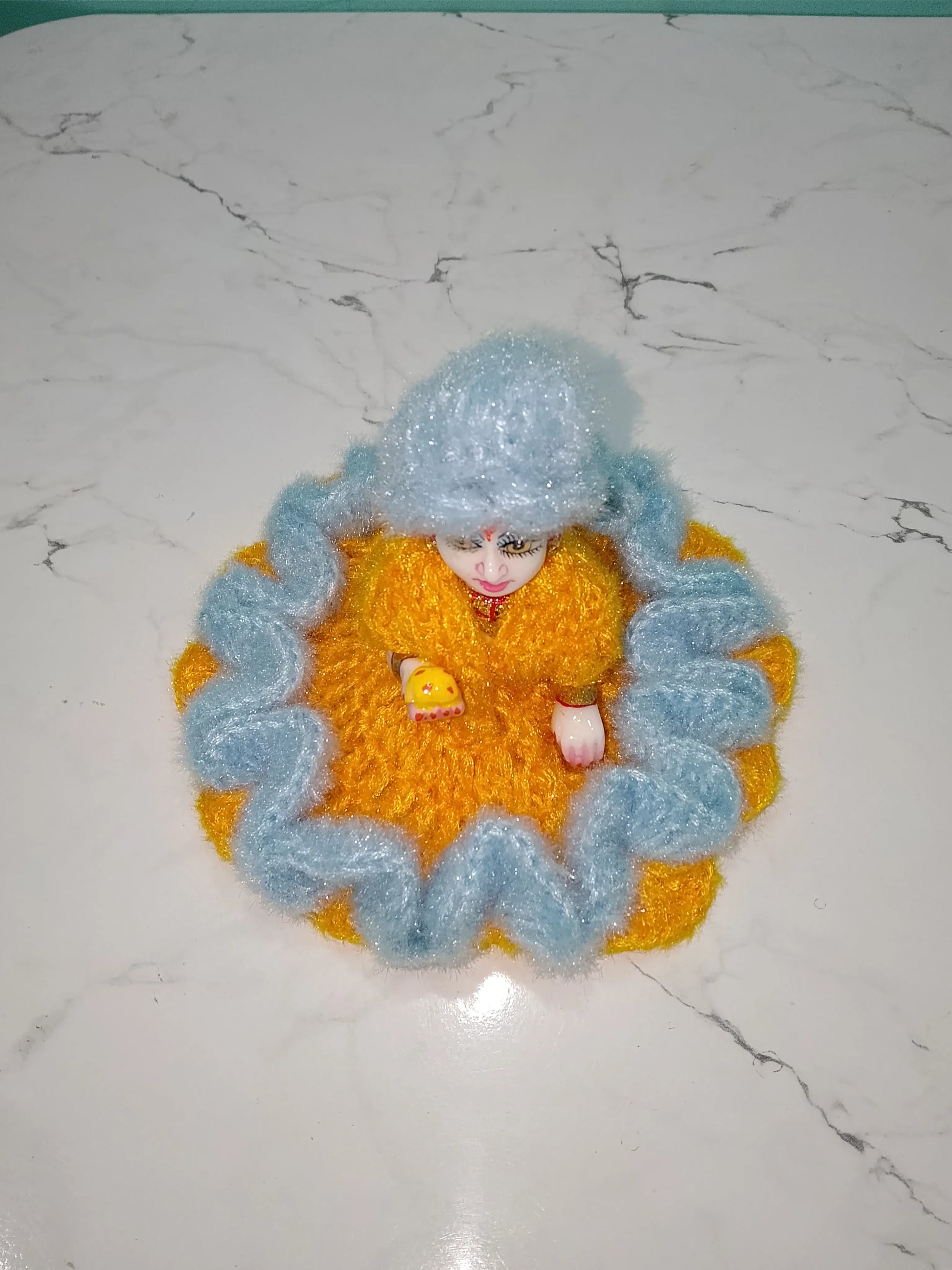 Laddu Gopal 2 Number Woolen Dress