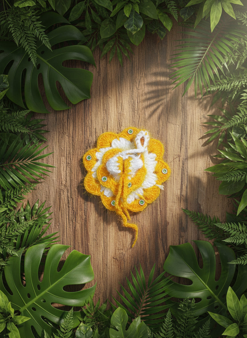 Laddu Gopal 1 Number Woolen Dress