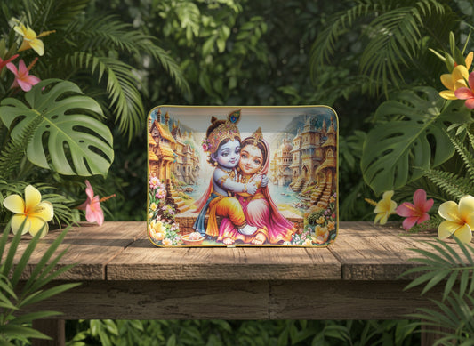 Radha Krishna Photo Frame 12x9 Inch