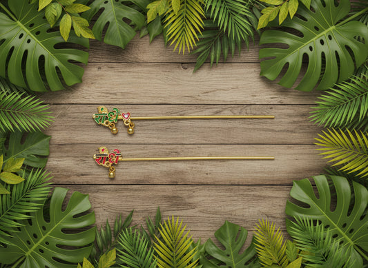 Radhe Radhe Bansuri for Gopal Ji Sringar Size 0 to 6 Number Gopal Ji