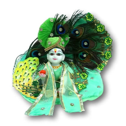 Premium Design Laddu Gopal Dress Size 2-6 With Mukut Combo