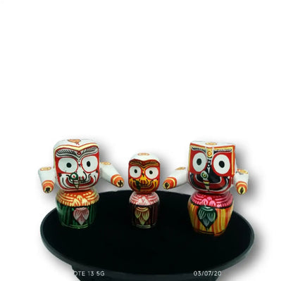 Lord Jagannatha Baldev Subhadra Idol Murti Size Small