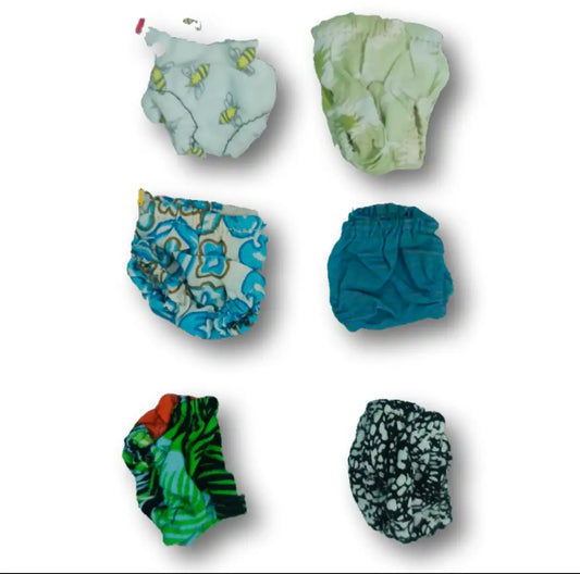 Laddu Gopal Nappy , Panty , Nikkar or Underwear ( Pack of 6) Size 0 to 6