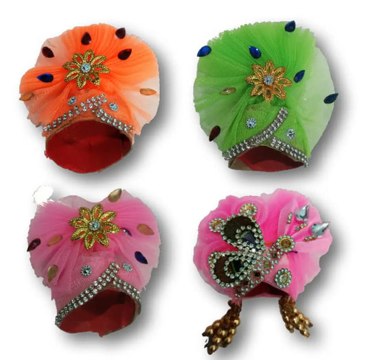 Laddu Gopal Pagdi 4 Sets of Size 2