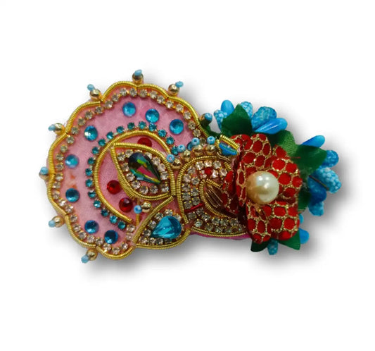 2 Pcs Laddu Gopal Heavy Mukut for 2 Number Laddu Gopal
