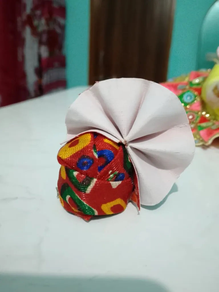 Laddu Gopal pagdi size 2 back side