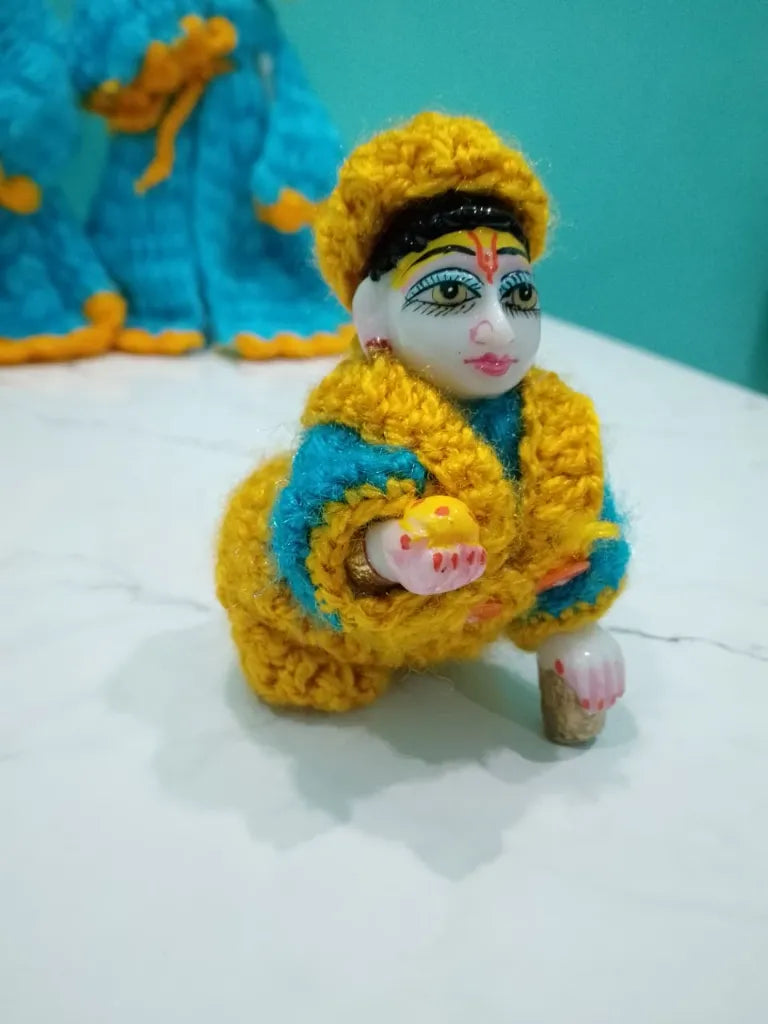 Gopal Ji Jump Suite Size 3-4 (Laddu Gopal Winter Dress)