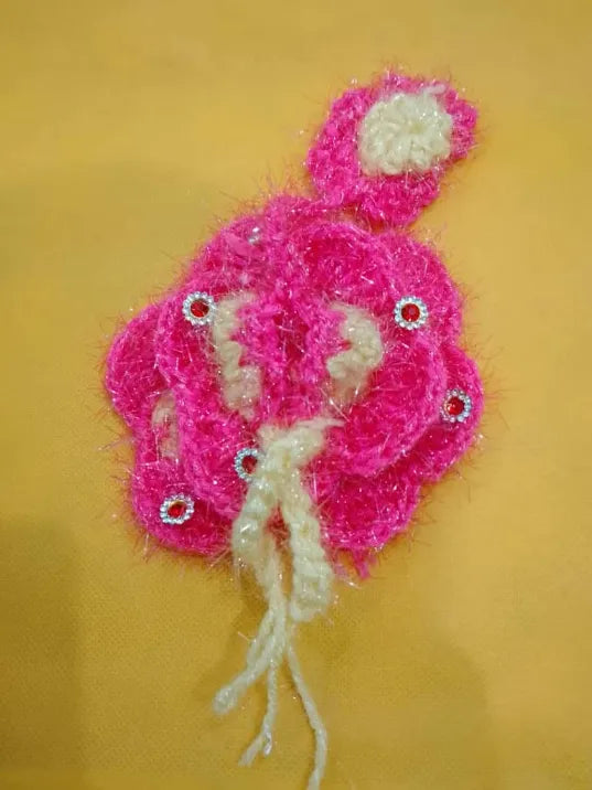 Laddu Gopal Woolen Dress Size 0 in Pink Colour