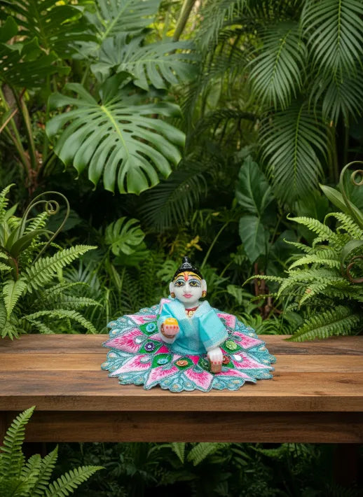 Laddu Gopal Dress Surat Design Size 2 Number