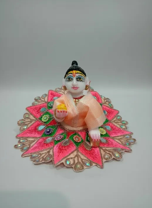 Laddu Gopal Dress Surat Design Size 2 Number