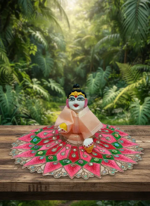 Laddu Gopal Dress Surat Design Size 6 Number