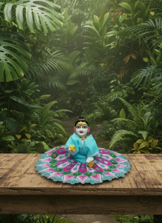 Laddu Gopal Dress Surat Design Size 6 Number