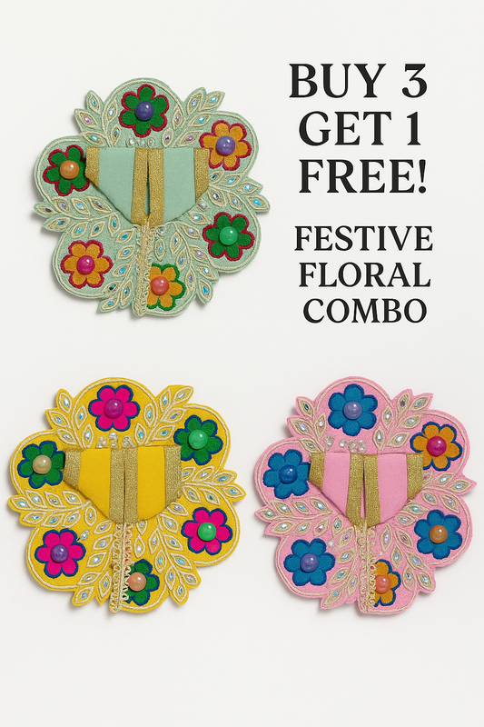 Festive Floral Combo Grid Layout