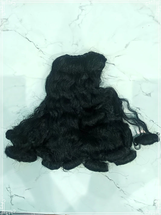 Curly Hair for 12 Number Laddu Gopal
