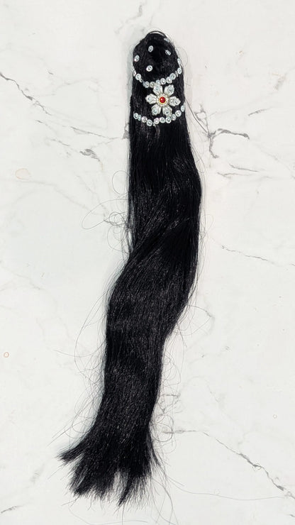 Artificial Hair for 12 Inches Radha Rani Idol (1 Pc)