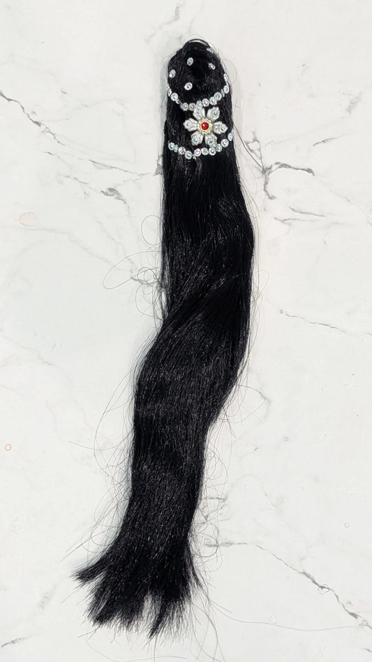 Artificial Hair for 12 Inches Radha Rani Idol (1 Pc)
