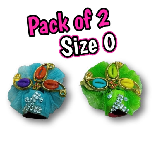 Laddu Gopal Pagdi Size 0 ( Pack of 2 )
