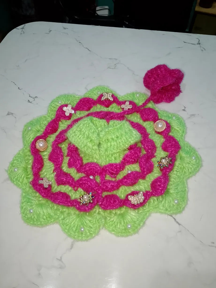 Laddu Gopal Winter Woolen Dress Size 5