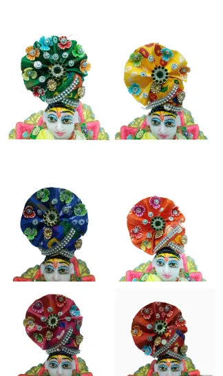 Laddu Gopal Pagdi Pack of 6