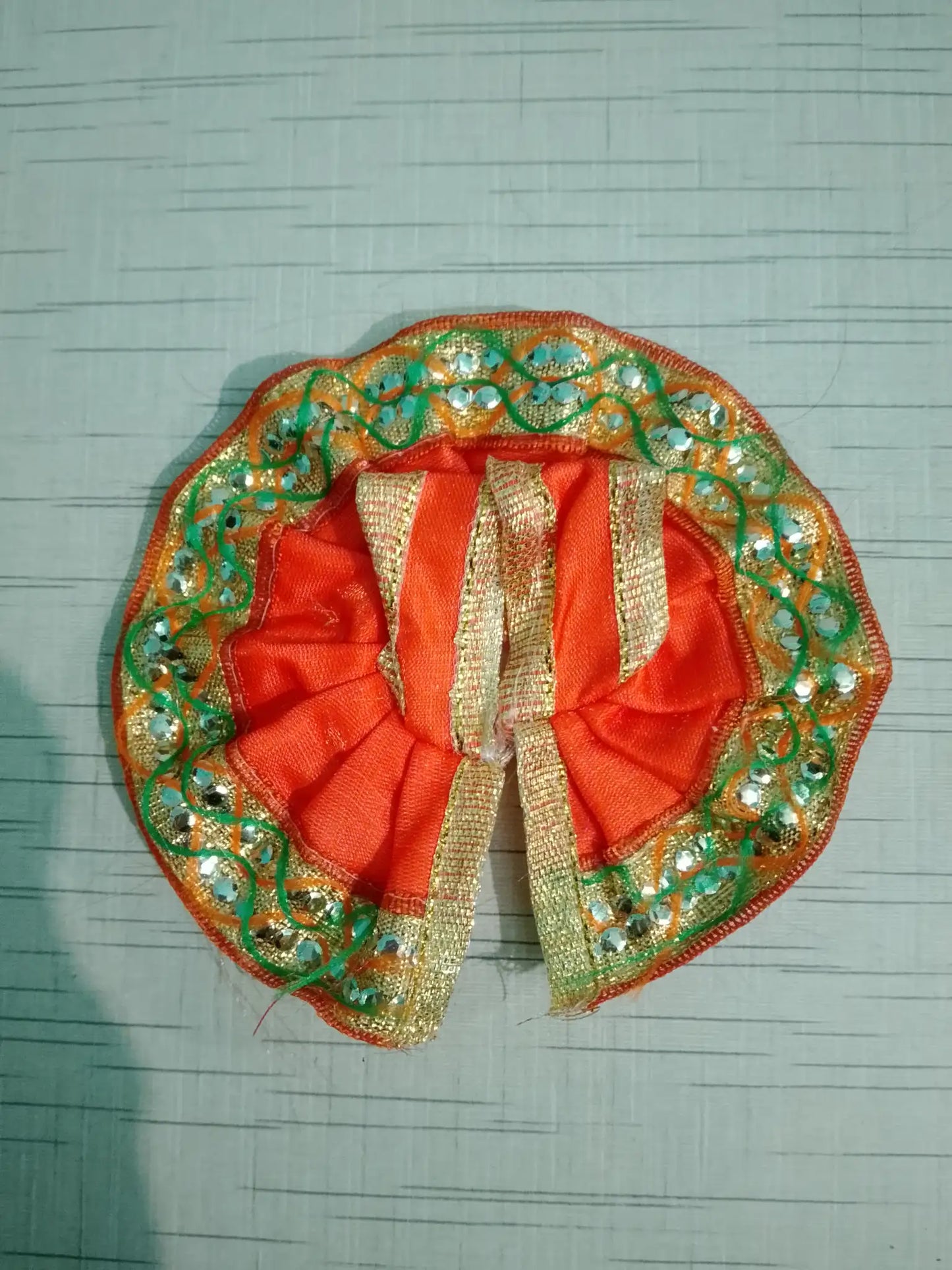 Laddu Gopal Dress Size Zero Colour Orange