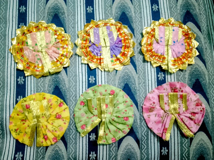 Laddu Gopal Cotton dress size 0 pack of 6 in multiple colours