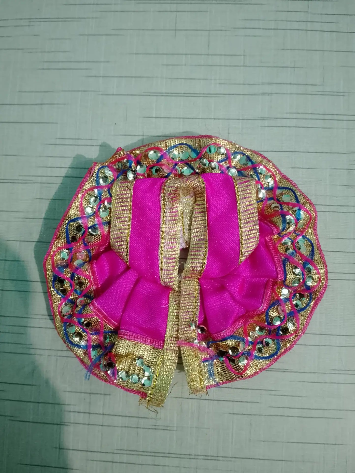 Laddu Gopal Dress Size Zero Colour Pink