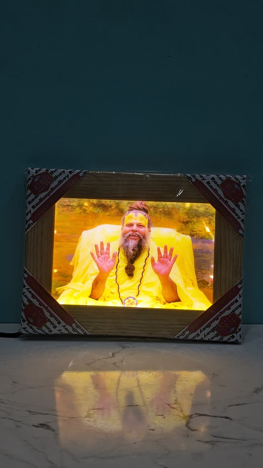 Sri Premanand Baba Electric Photo Frame 6x8 Inch