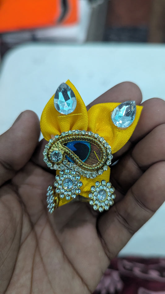Pack of 2 Laddu Gopal Pagdi Size 1