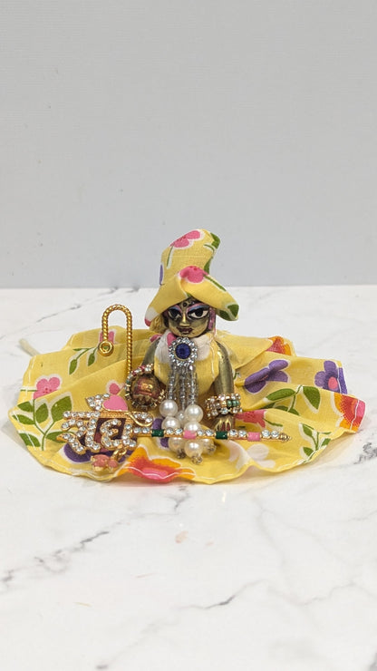 Laddu Gopal Frock Dress Size 0 ( Pack of 4 )