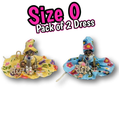 Laddu Gopal Dress Size 0 ( Pack of 2)